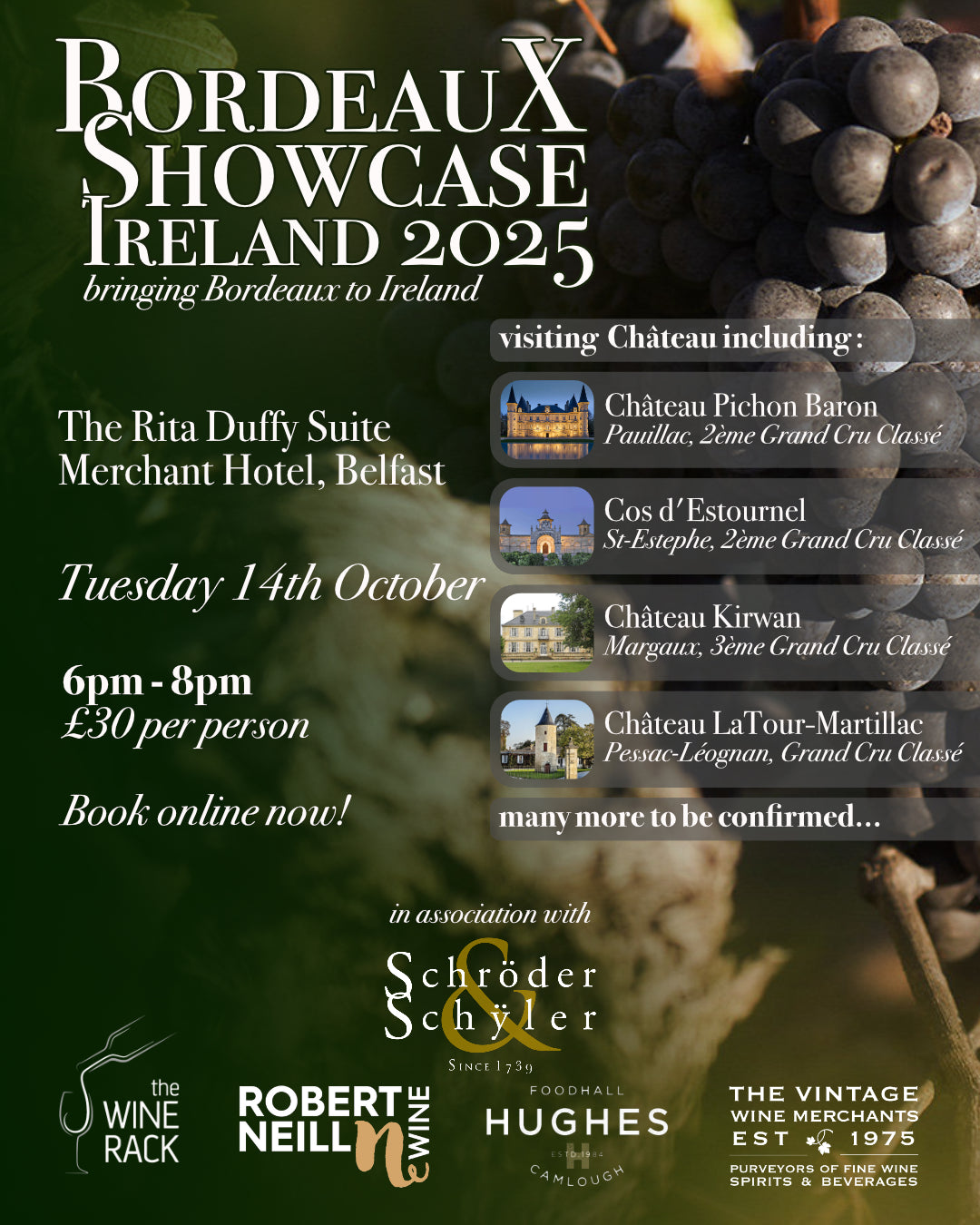 Bordeaux Showcase Ireland 2025 - 14th October 2025