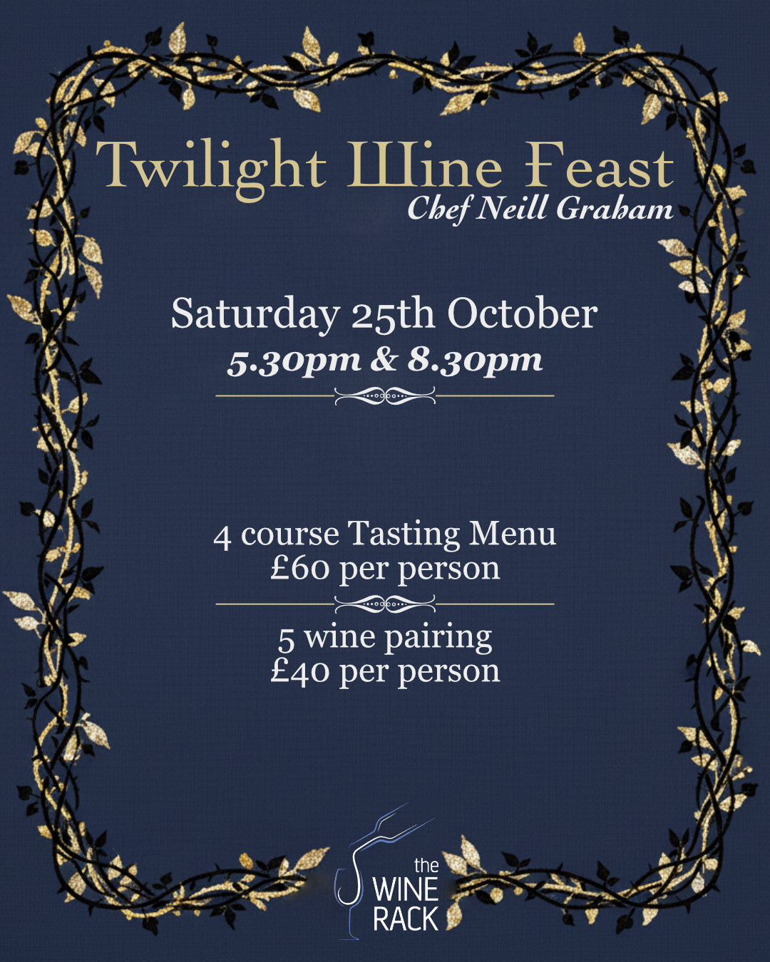 Twilight Wine Feast - 25th October 2025