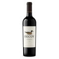 Decoy Zinfandel wine bottle on a white background