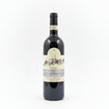 Wine bottle of Sesti Brunello di Montalcino on a white background
