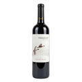 Red wine bottle with 'Paraduxx' label on a white background