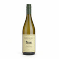 Duckhorn Chardonnay wine bottle on a white background