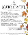 Wine Dinner with Joery Castel - 7th November 2026