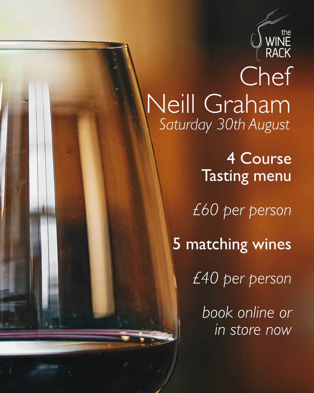 Neill Graham Wine Dinner - 30th August 2025