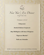 New Year's Eve 2025 with Chef Chor Fai