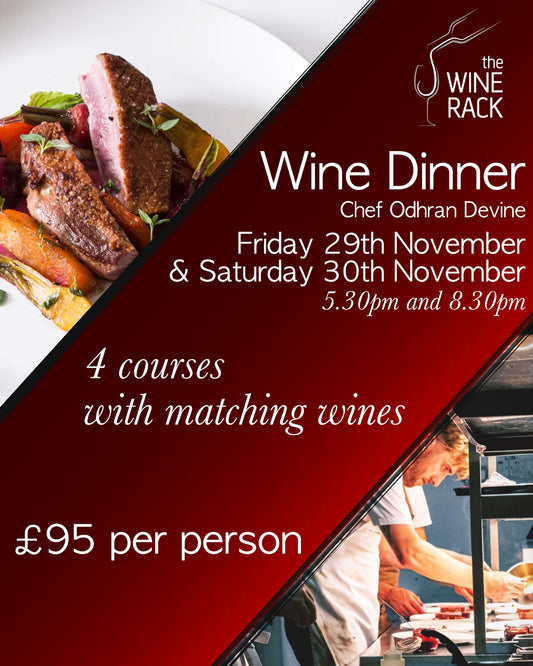 Odhran Devine Wine Dinner - 29th & 30th November