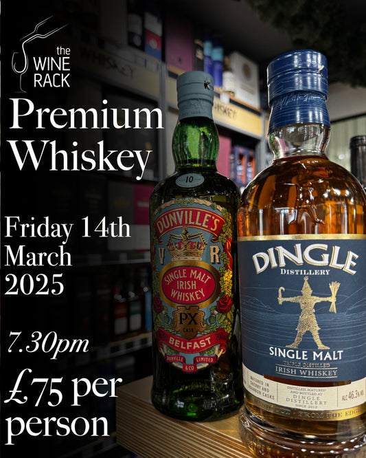 Premium Whiskey Tasting - Friday 14th March 2025