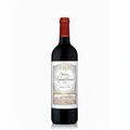 Bottle of Chateau Rauzan-Gassies red wine on a white background