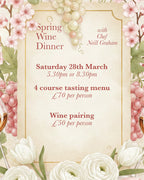Spring Wine Dinner - 28th March 2026