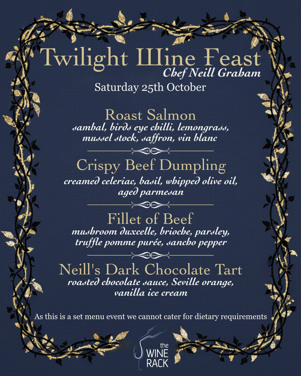 Twilight Wine Feast - 25th October 2025