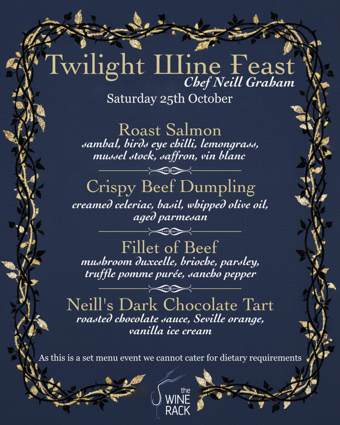 Twilight Wine Feast - 25th October 2025