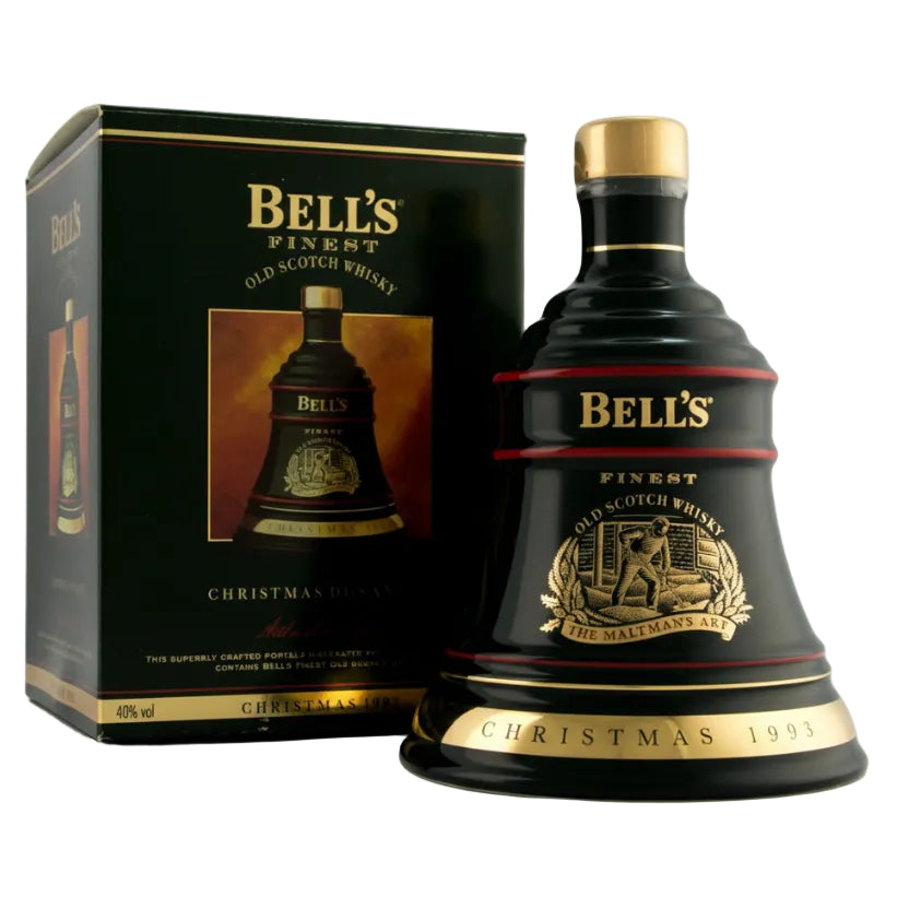 Bell's Finest Old Scotch Whisky bottle and packaging on a white background