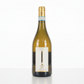 Le Morette Benedictus Wine bottle with a gold cap and white label on a white background