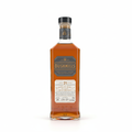 Bottle of Bushmills 21-year-old single malt whiskey on a white background
