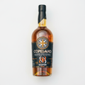 Bottle of Copeland Ulster Rugby Blended Irish Whiskey on a white background