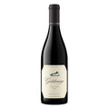 Wine bottle with 'Goldeneye' label on a white background