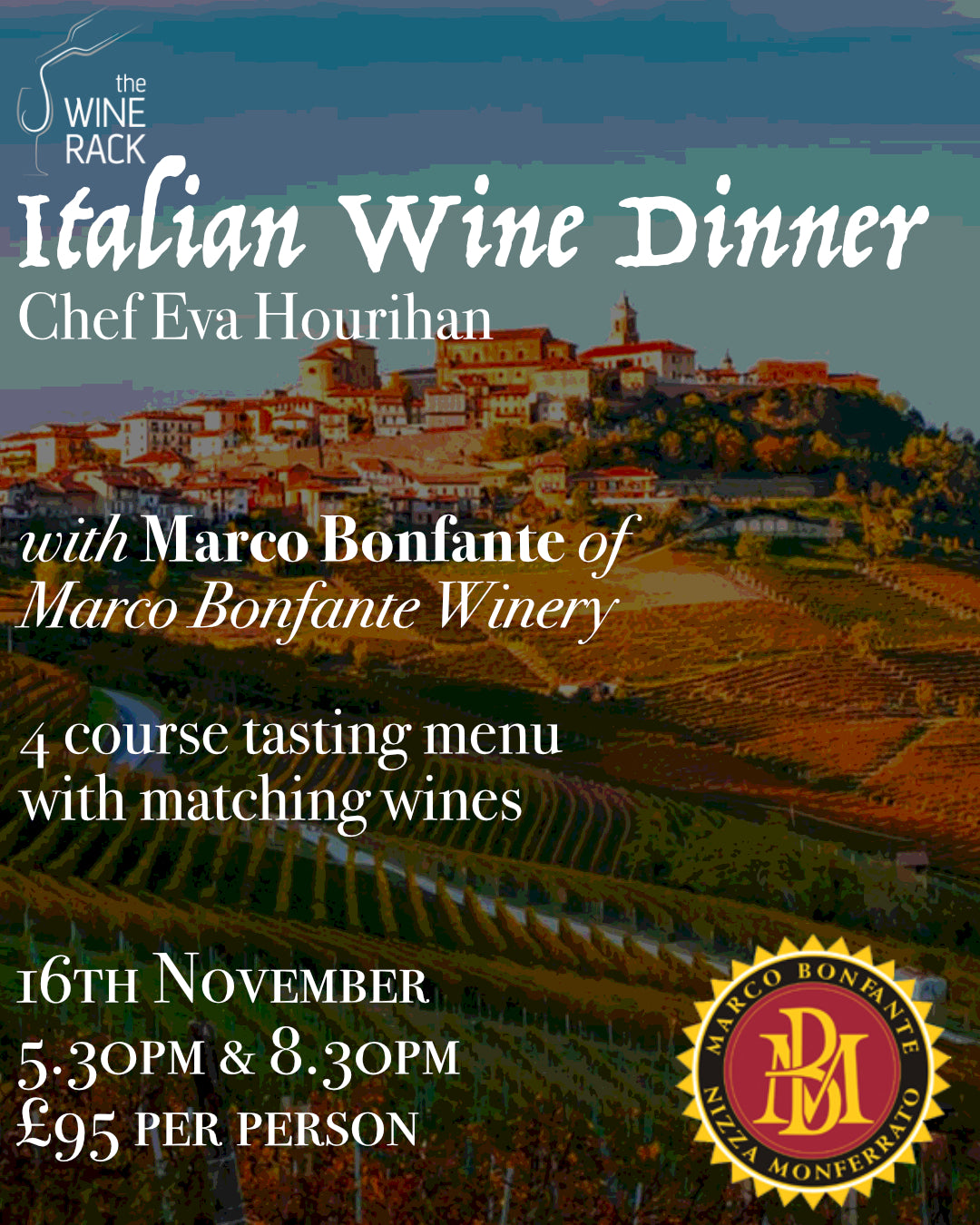 Italian Wine Dinner - 16th November