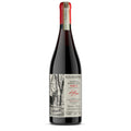Wine bottle with a La Spia MR72 Valtellina Superiore label on a white background