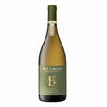 Bottle of Bellevue Stellenbosch Reserve Chenin Blanc wine on a white background