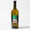 Wine bottle with a colorful Tenuta Ulisse Cococciola label on a white background